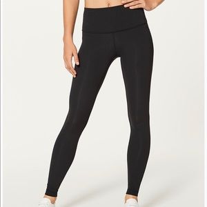 Lululemon Wunder Under Low Rise Black Leggings